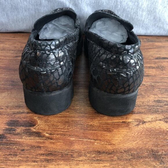 Donald J. Pliner Rio Women’s Size 9 M Embossed‎ Crocodile Shoes Lug Sole - Picture 3 of 11